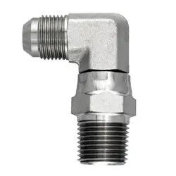 Bargain Midland Metal 2501-S-08-08 Swivel Elbow, 1/2-in Male JIC x 1/2-in Male NPTF Swivel, Steel