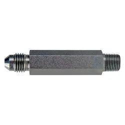 Midland Metal 2404-LL-08-06 Extra Long Adapter, 1/2-in Male JIC x 3/8-in Male NPTF, Steel Same Day Shipping