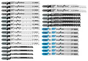 Buy Direct Bosch T30C 30 pc. T-Shank Jig Saw Blade Set for Wood and Metal (30 Pack)
