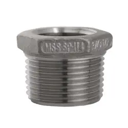 Best Price Midland Metal 63506MS SP-114 Hex Bushing, 3/4-in Male NPT x 1/8-in Female NPT, 316 Stainless Steel