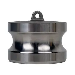 While Supplies Last Midland Metal Economy Series E-CDP-300-SS1 Dust Plug, 3-in Male Adapter, Stainless Steel