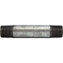 Midland Metal 58022 Pipe Nipple, 1/4 in MPT x 1/4 in MPT, 2 in L, Steel, Galvanized, SCH 80 Schedule Exclusive Offer
