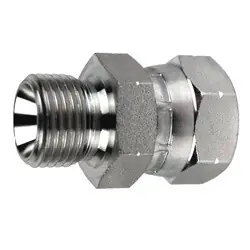Midland Metal 9024-04-02 Swivel Adapter, 1/4-in Male BSPP x 1/8-in Female BSPP Swivel, Steel Today Only
