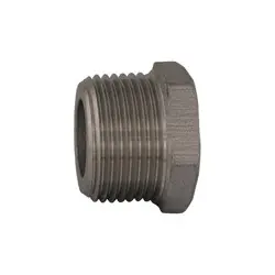 Midland Metal 62638MS SP-114 Cored Hex Head Plug, 2-in Male NPT, Stainless Steel, 150 lb Genuine