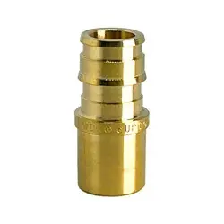 Midland Metal 35080SCE Cold Expansion Adapter, 3/4-in Cold-Expansion PEX x 3/4-in Male Sweat, Lead-Free Brass Premium
