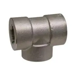 Next Day Delivery Midland Metal 103255 Pipe Tee, 1 in FPT x 1 in FPT x 1 in FPT, Stainless Steel, 3000 lb