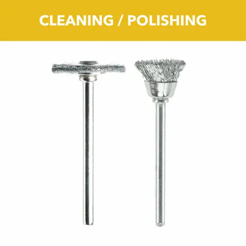 Dremel 447 Carbon Steel Brush 2-Piece Set Sale