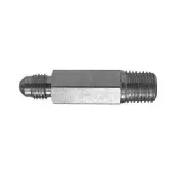 Midland Metal 2404L1616 Long Adapter, 1-in Male JIC x 1-in Male NPTF, Steel Authentic