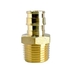 Midland Metal 35082CE Cold Expansion Male Adapter, 3/4-in Cold-Expansion PEX x 1-in Male NPTF, Lead-Free Brass One Day Deal