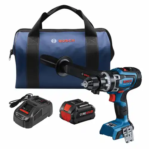 Bosch GSB18V-1330CB14 PROFACTOR 18V Connected-Ready 1/2 In. Hammer Drill/Driver Kit with (1) CORE18V 8 Ah High Power Battery Best Price