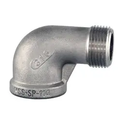 Exclusive Offer Midland Metal 63168MS SP-114 90-deg Street Elbow, 2-in Male NPT x 2-in Female NPT, 316 Stainless Steel