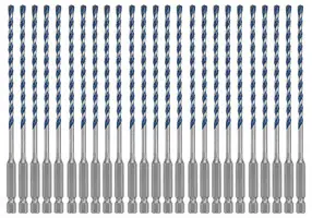 Order Now Bosch HCBG02B25T 25 Pieces 5/32 In. x 6 In. BlueGranite Turbo Carbide Hammer Drill Bits (25 Pack)