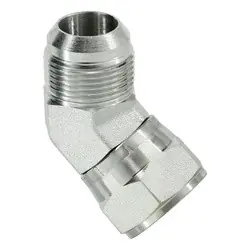 New Release Midland Metal 650224 45-deg Swivel Elbow, 1-1/2-in Male JIC x 1-1/2-in Female JIC Swivel, Steel