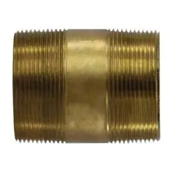Midland Metal 42168 Nipple, 2 in MPT x 2 in MPT, 6 in, Brass Best Price