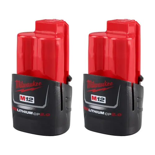 Milwaukee 48-11-2422 M12 REDLITHIUM CP2.0 Battery Two Pack Mega Sale