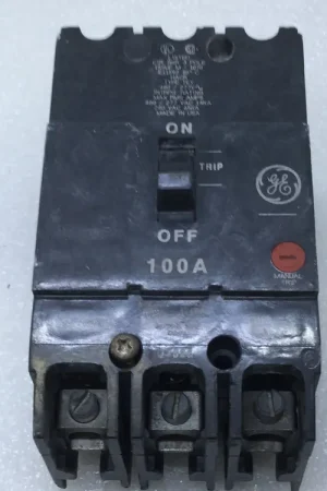 Premium GE General Electric TEY3100 3 Pole 100 Amp Bolt On 480v Circuit Breaker