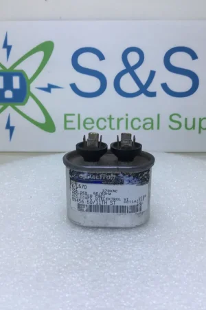 Crafted GE General Electric 27L570 5uf +/-6 % 370 VAC 50/60Hz Oval Capacitor B9456-50