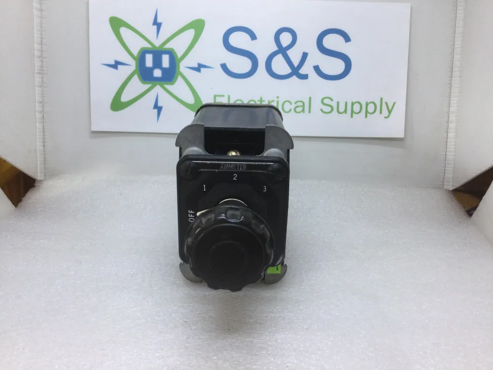 General Electric 16SB1CA19X2 Type SB-1 Rotary Ammeter Switch 3 Position + Off Best Choice