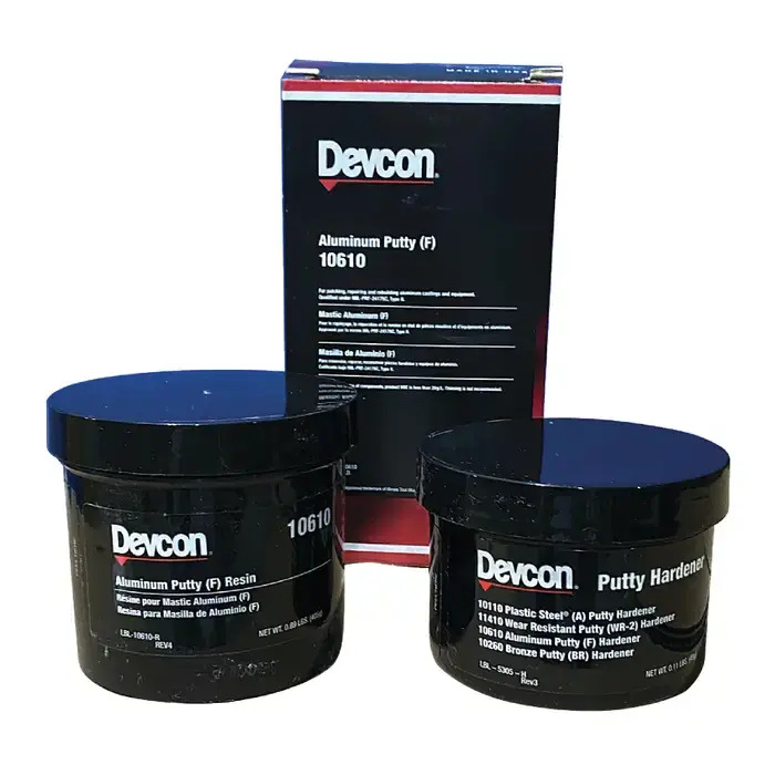 Top Rated DEVCON 10610 1 lb. Size Aluminum Putty (F) Epoxy