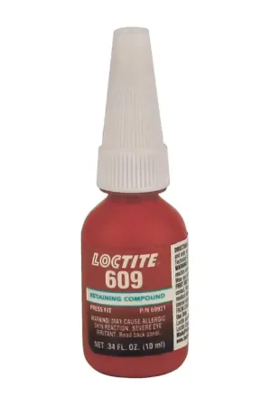 Price Drop LOCTITE 60921 Medium Strength, Green Color, 10 ml. Container Size Retaining Compound