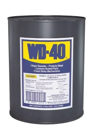 Holiday Sale WD-40 49012 Lubricant Type, 5 Gallon Container Size Movement Lubrication