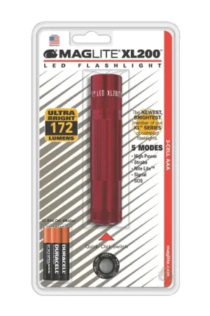 Markdown MAG-LITE XL200-S3036 All Purpose Type, Aluminum Body Type, AAA Battery Type Standard Flashlight