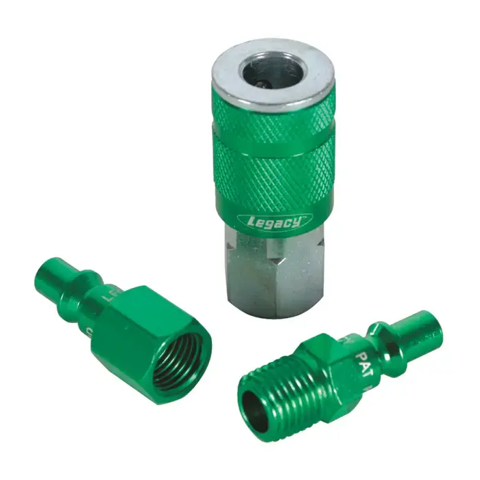 LEGACY A71452B 1/4" Thread Size, Female Connection, Steel/Aluminum Material Coupler Must Have