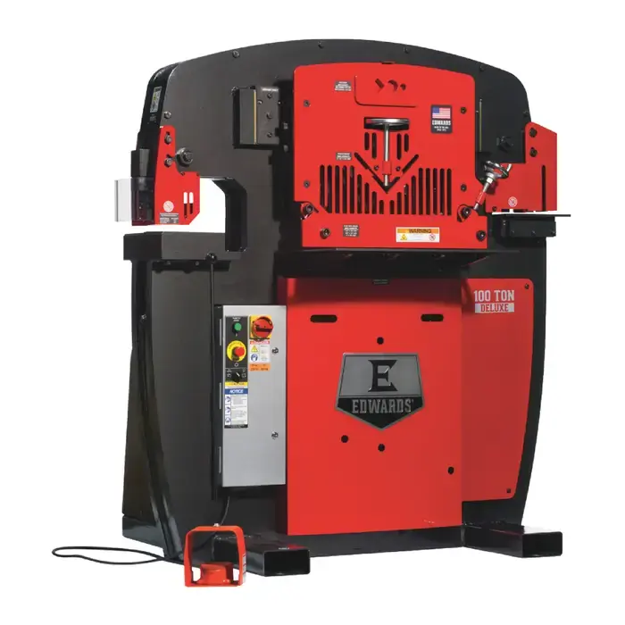 While Supplies Last EDWARDS IW55-3P208-AC500-AC1014 55 Ton Punching Pressure Stationary Ironworker