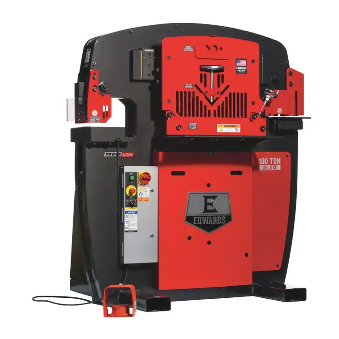 EDWARDS IW100DX-3P575-AC 100 Ton Punching Pressure Stationary Ironworker Discount