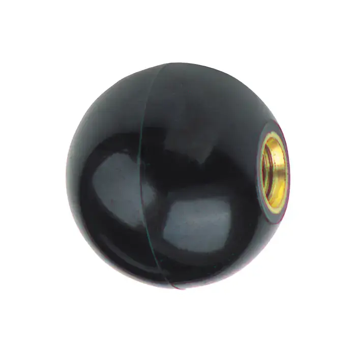 TTC PBK-46 1-3/8" Dia., 3/8"-24 Thread Size, 1/2" Thread Depth, Plastic Ball Knob Secure Checkout