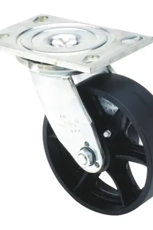 Seasonal Sale FAULTLESS H1418-6 x 2-1/2 6" Wheel Diameter, 2-1/2" Wheel Width, 600 lbs. Load Rating Non Marring Rubber Caster/Wheel