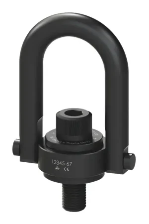 AMERICAN DRILL 23009 5,000 Ibs. Rated Capacity, 3/4"-10 Thread Size, 3-1/4" Ring Opening Hoist Rings, Hooks, Lifting Accessory Limited Time