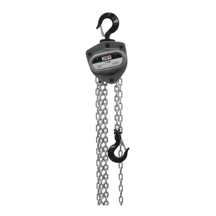 Latest JET 102100 1 Ton Load Capacity, 10‘ Maximum Lift Distance, Manual Lift Speed Hoist