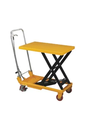 WESCO 260201 330 lbs. Load Carrying Capacity, Foot Operated Lift Style, 28-1/2" Lift Height Lift Table Don't Miss Out