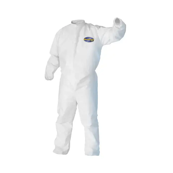 Don't Miss Out KLEENGUARD 46107 XXXXL Size, White Color, Microforce SMS Fabric Material Body Suit