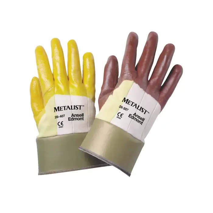 ANSELL EDMONT 285813 Kevlar/Cotton Material Type, A2 Cut Resistance Level, Nitrile Finish Coating Cut Resistant Glove Special Offer