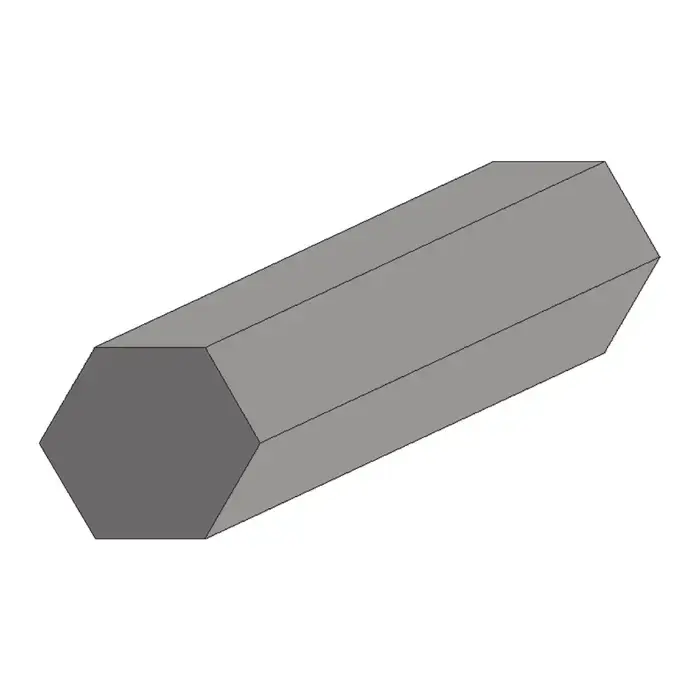TTC 73-017-258 1-1/4" Thickness, 36" Length Hexagon Steel Reduced Price