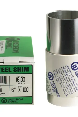 PRECISION BRAND MMS50 .50mm Thick, 2.5mm Width, Carbon Steel Metal Shim Stock Get Yours