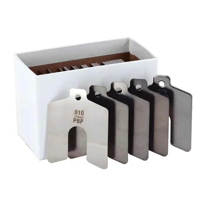 Same Day Shipping TTC USA MADE 17500 .001" Min. Thick, .075" Max. Thick, Stainless Steel 80 Piece Shim Stock Set
