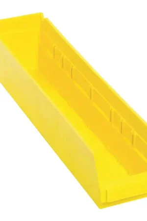 QUANTUM STORAGE SYSTEMS QSB103YL Economy Shelf Bins Type, Yellow Color, Plastic Material Storage Bin High Quality