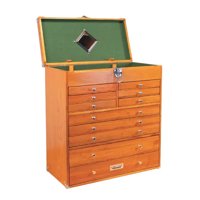 Price Drop GERSTNER GI-T22 11 Drawer Red Oak Chest With All-Lock System Type, 11 No. of Drawers, 21-1/2" Chest Length Tool Chest