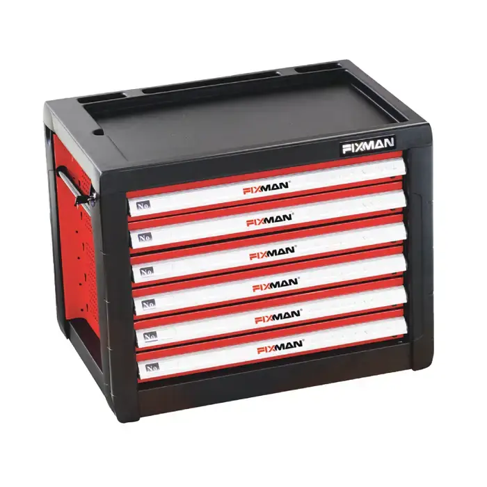 FIXMAN C1NP6 6 Drawer Chest Type, 6 No. of Drawers, 18.30" Chest Length Tool Chest Today Only