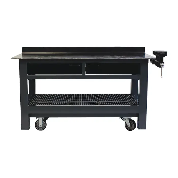 BADASS WORKBENCH 2BAYSD 6‘ Work Bench With Drawers Type, 72" Width, 32" Depth Stationary Work Bench / Table Super Sale