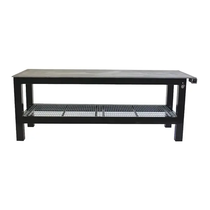 BADASS WORKBENCH 3X8WELD-14WC Welding Table With 1/4" Plate Steel Top & Casters Type, 0 No. of Drawers One Day Deal