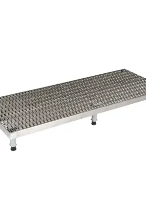 VESTIL AHW-H-2496-SS Adjustable Work Mate Stand Type, 23-1/2" Width, 96" Depth Stationary Work Bench / Table Price Drop
