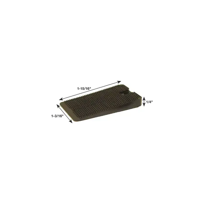 Holiday Sale PRECISION BRAND 48620, 1.15" Width, Black, 30 Piece Plastic Wedge