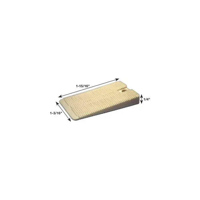 PRECISION BRAND 48820, 1.15" Width, White, 30 Piece Plastic Wedge Super Sale
