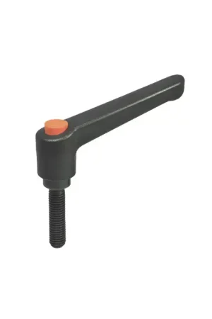 Big Sale J.W. WINCO 8T32AP3K/C2 1/2"-13 Thread Size, 3.07" Handle Length, Steel Insert, Nylon Plastic, Threaded Stud Adjustable Lever