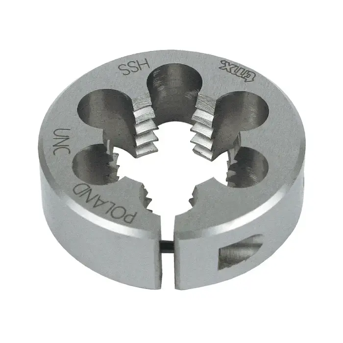 Budget TMX 8-32 1" OD, Right Hand M2 High Speed Steel Rc 63-64 Round Adjustable Die