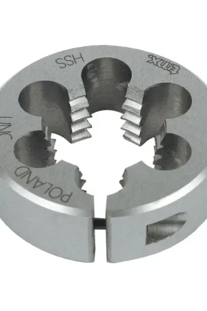 TMX 3/8"-16 1-1/2" OD, Right Hand M2 High Speed Steel Rc 63-64 Round Adjustable Die Budget